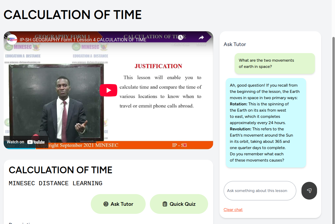 AI Tutor
